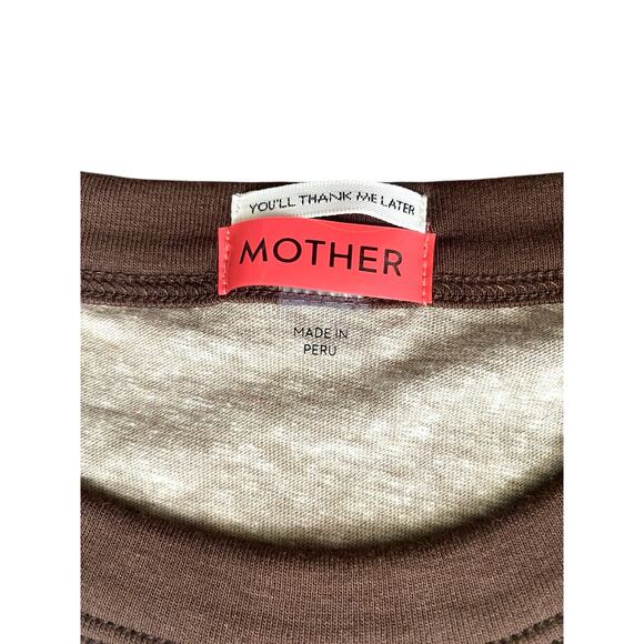 Mother Denim Oversized Western Graphic T Shirt M The Lowdown Ringer Best West - Picture 6 of 10